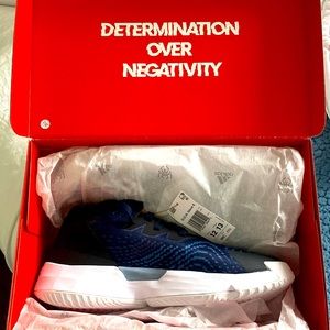 Adidas D.O.N. Issue 4 size 12 (blue, white, black)